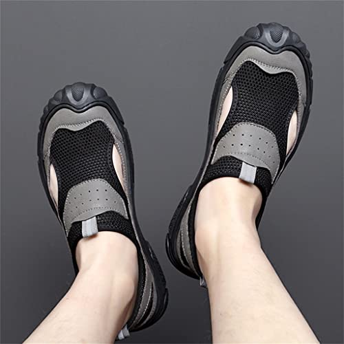 Casual Beach Outdoor Water Shoes Men Mesh Non-slip Sandals Man Wear-resistant Breathable Trekking Shoes2