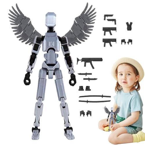 Modèle articulé multiarticulé robot mobile mécanique imprimé 3D de bureau