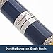 Monteverde USA Regatta Sport Fountain Pen in Blue/Yellow and Carbon Fiber - Flex Nib, Luxury Refillable Pen with Gunmetal Accents, Premium Gift