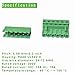 10 Set 6 Pin 5.08mm Pitch PCB Mount Screw Terminal Block Connector Male Female Straight Plug-in Phoenix Plug