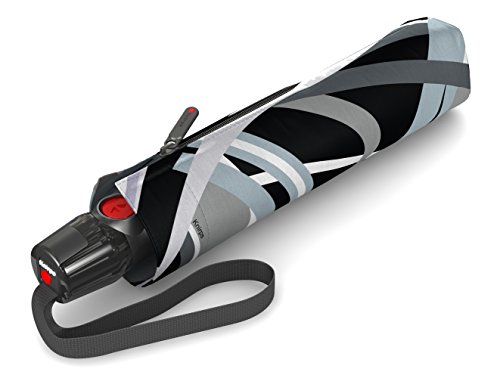 Preisvergleich Produktbild Knirps T200 Duomatic, 98 cm, Poseidon, Luftschlangenmuster Schwarz