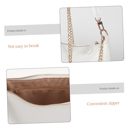 Women's Stylish Pu Leather Underarm Bag Crossbody Purse for Travel Multifunctional Shoulder Handbag Robust Comfortable Design for Everyday Use Elegant Solid Color Accessory3