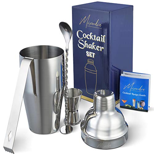 Cocktail Shaker Bar Tools Set – Premium Bartender Accessories Kit – 24 oz