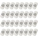 32PCS Self Adhesive Caster Wheels Stainless Steel 360 Degree Rotation Sticky Pulley Universal White Mini Swivel Wheels Small Wheels for Projects for Furniture,Storage Boxes,Cabinet,Drawer,Trash