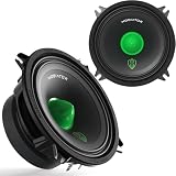 mobiator Midrange Loudspeakers MB-M504 5'' 500W Max, 4 Ohms High Efficiency Car Audio Door Speakers for Car or Truck Stereo Sound System-Black (2 Speakers) (MB-M504)