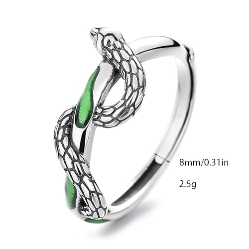 Bijoux serpent en cadeau idéal : bague et boucles d'oreilles - 6