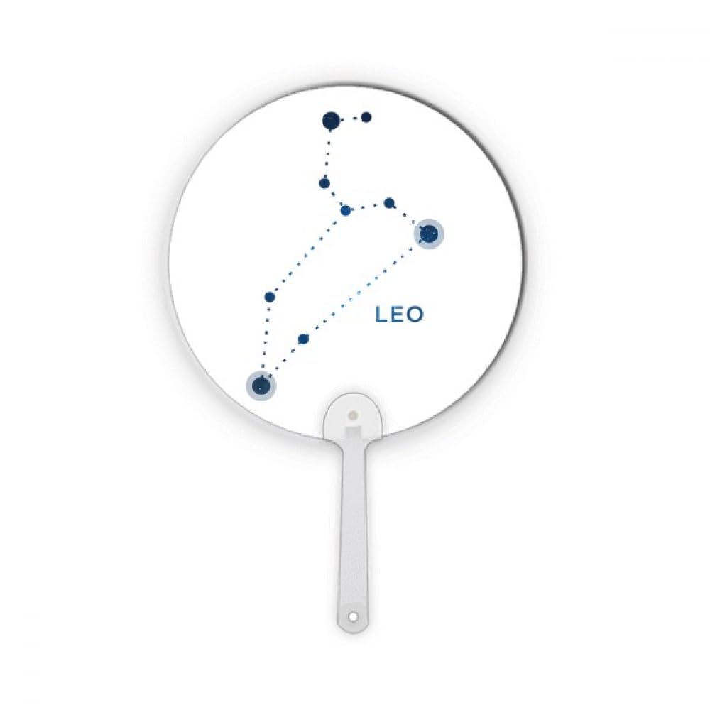 Éventail artisanat Lion Constellation le cadeau zodiaque rond idéal