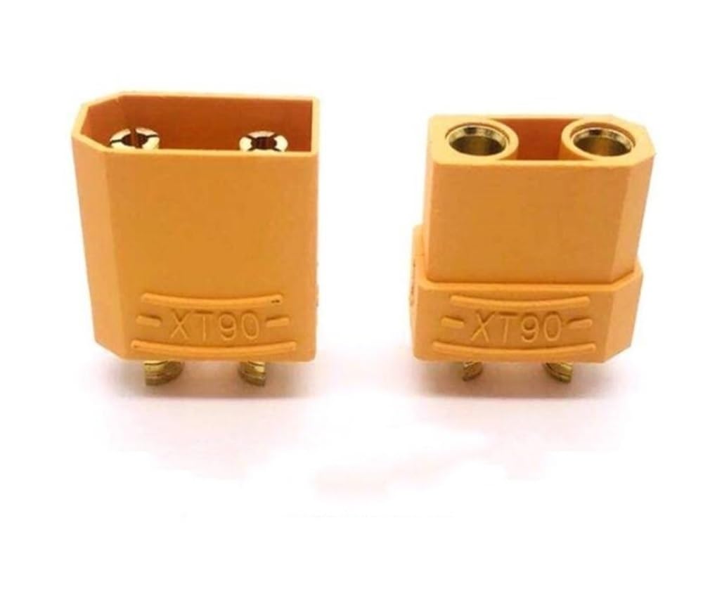 100 paar XT60 XT-60 XT 60 XT30 XT90 Stecker Männlich Weiblich Rundstecker Stecker for RC Lipo Batterie Dropship (Color : 100 pair XT90)