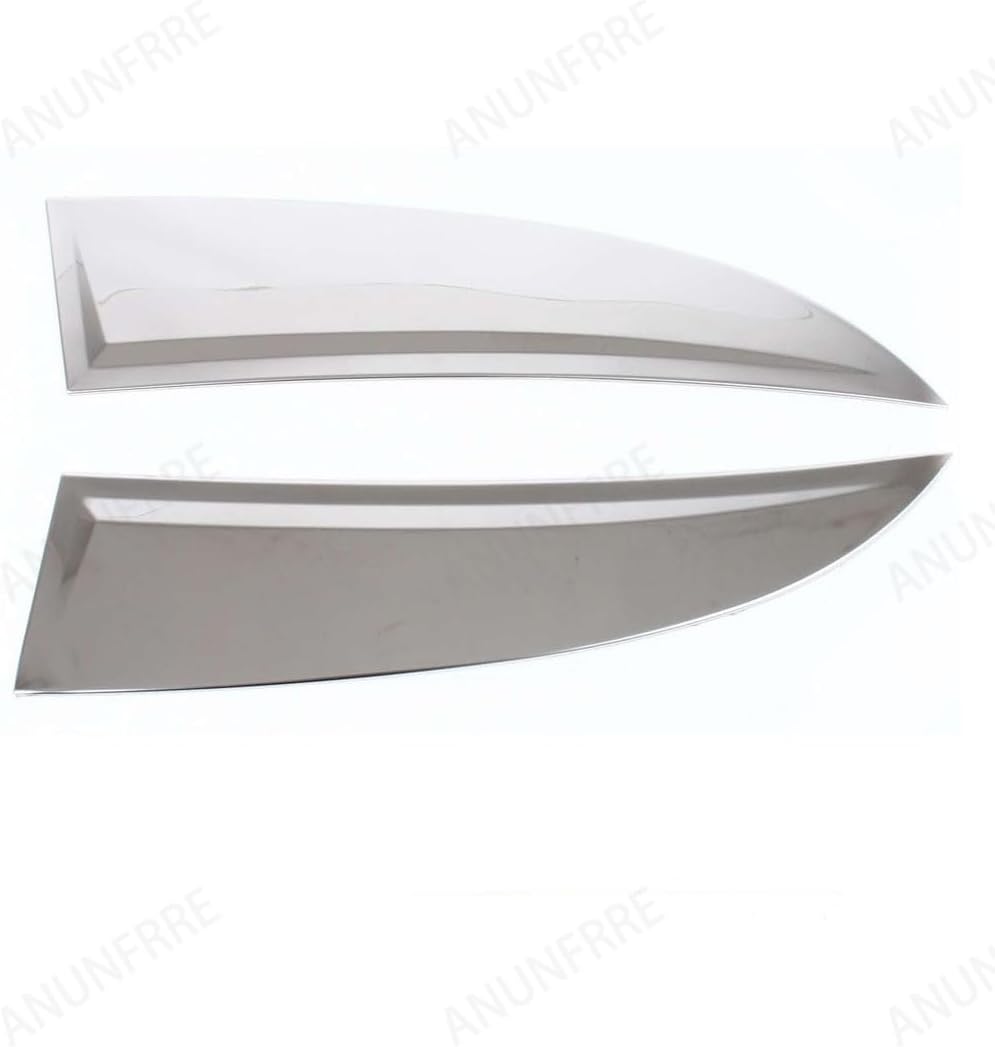 Car Accessories Fit for Toyota Alphard 2023 2024 Stainless Steel Interior Rear Corner Guard Decorative Strip Cover Trim 2PCS Set