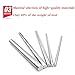 TC4 Titanium Alloy Round Rod Bar 7 x 200 mm 5 Pack Solid Metal Stock for Shipbuilding Industrial Machinery