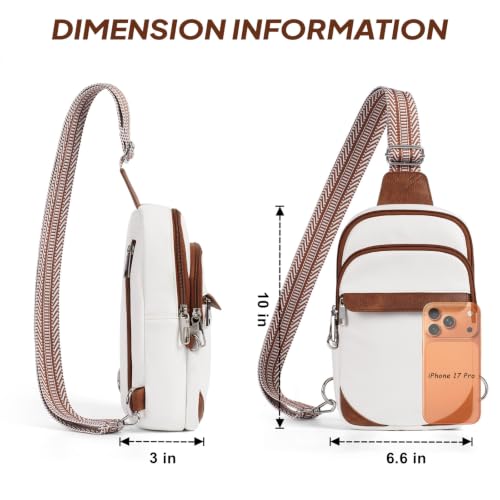 YOOLIFE Anti Theft Crossbody Bags for Women Men Sling Crossbody Bag Purse - image 3