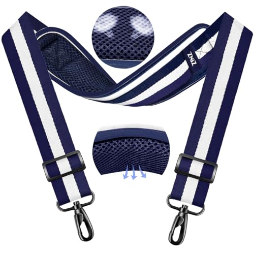 Image of ZINZ 79.5 inch Universal Strap with Ultra-Thick Fixed Breathable Pad - Adjustable Heavy-Duty Shoulder Strap for Laptop, Crossbody, Luggage, Gym, Camera Bag and More - TW01B06