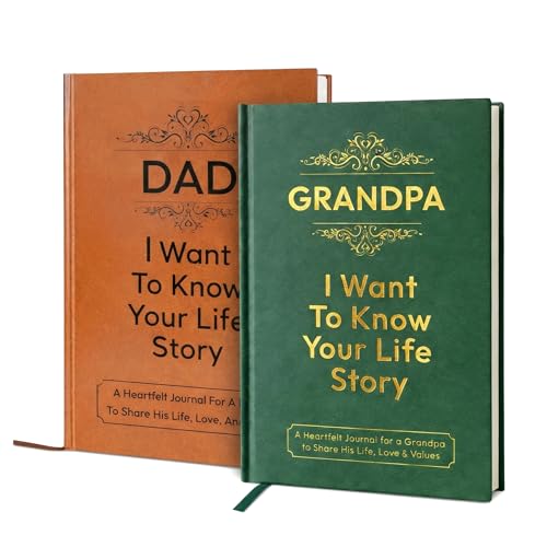 Journal Dad and GrandPa I Want to Know Your Life Story : transmettez les souvenirs de vos aînés