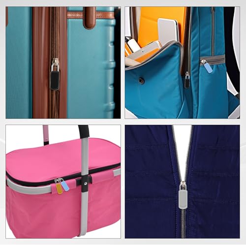 4 peças de substituição de zíper, puxador de zíper de plástico removível, puxador de zíper, kit de r