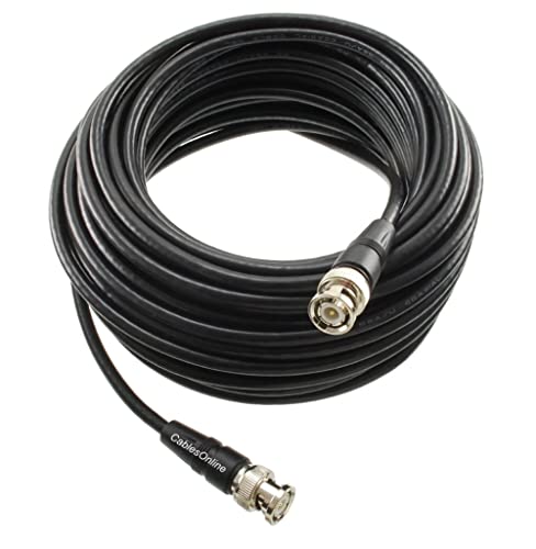 Câble coaxial RG58A/U contre les pertes de signal antenne BNC mâle 50 Ohm 50ft
