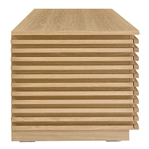 Modway EEI-6057-OAK Render 47 Inch Wood Grain Storage Bench In Oak thumb #5
