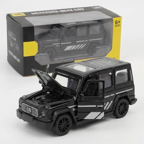 Image of Diecast Metal Car Toy for Kids 1:36 Scale Model | Pull Back Action with Light & Sound | Openable Doors | Alloy Model Car for Kids | Collectible Toy Car Gift for Boys & Adults