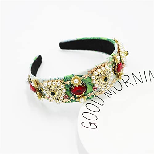 YANGJIAHUASHOP Bandeau Baroque personnalisé Bandeau européen et américain Bandeau Cover