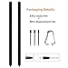 2 PCS Z Fold 6 S Pen Compatible with Samsung Galaxy Z Fold 6 | Z Fold 5 Phone Only,Z Fold 5 S Pen Slim 1.5mm Pen Tip, 4,096 Pressure Levels with 3Pcs Tips (Black)