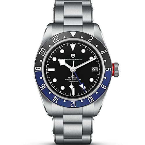 LACZ DENTON Pagani Design PD1706 Men GMT Automatic Watches Homage Black Bay Men Mechanical Wristwatches Multi-time Zone Function Waterproof 200M Men Sports Watches, Black blue, Diving Watch,Mechanical (B0BR7XWNFM) Amazon Price History, Amazon Price Tracker