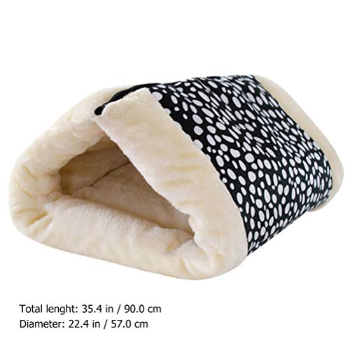 POPETPOP Grande Cama de Gato Pequeno Animal de Estimação Ninho Quente de Pelúcia Gatinho Cama de Dor