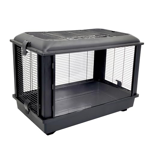 ハムスターケージ ハムスターゲージ hamster cage 透明 深めトレイ 快適 便利 全面クリア 風通しがよい 大型 組立式 掃除しやすい 持ち運びやすい 小動物 ケージ 飼育ケース ハリネズミ シマリス モモンガ デグー モルモット うさぎ 小屋