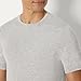 Amazon Essentials Men's Short Sleeve Super Soft Modal Undershirt, Medium Grey Heather/Navy, Medium