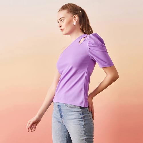 Image of Rare Women's Solid Regular Fit Blouse