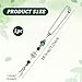 MBAIYO Lotus Flower Rear View Mirror Charm, Flower Car Mirror Pendant Boho Green Stone Healing Crystal Charm Lotus Hanging Sun Catcher Pendant Cute Car Decorations Accessories