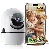 JWQPO Kamera Überwachung Innen,1080P Kamera Indoor,überwachungskamera innen WiFi Babyphone,überwachungskameras Indoor, 2-Wege-Gespräch, Bewegungserkennungsalarme Nachtsicht, innenkamera mit Alexa