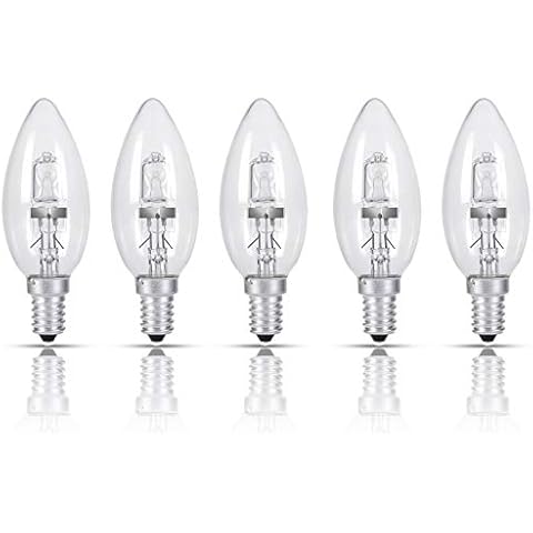 WITSUN 28W Dimmable Halogen Candle Bulbs Cover