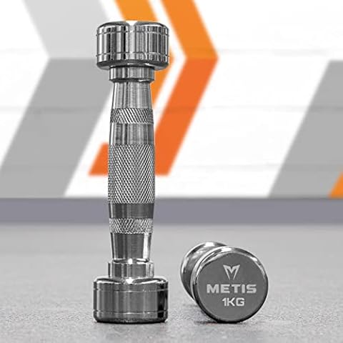 METIS Studio Chrome Dumbbells Set 1kg-10kg Cover