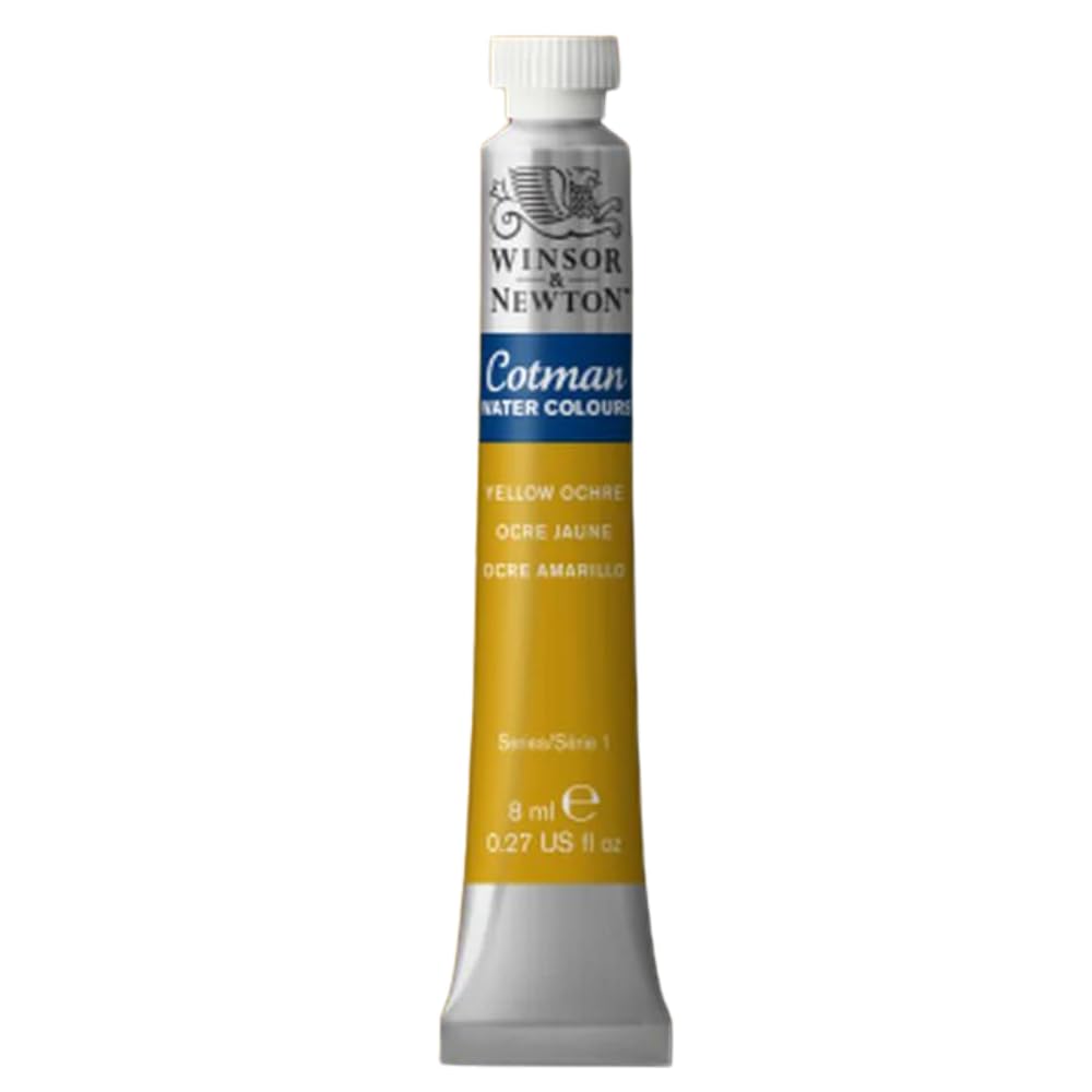Winsor & Newton Cotman Watercolor Paint, 8ml (0.27-oz) Tube, Yellow Ochre