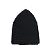 TheKufi® Black Hand-Crocheted Cotton Skull Cap Open-Weave Comfortable Head Cover (S = 22