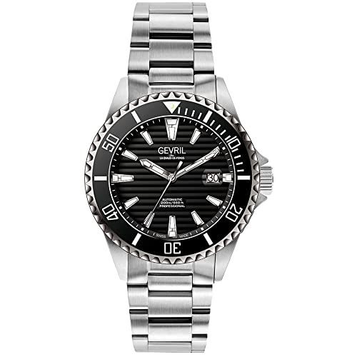Gevril Men's Chamber Swiss Automatic, 316L Stainless Steel Bracelet Watch2