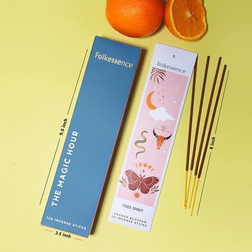 Image of Folkulture Incense Sticks for Home, Rose Agarbatti Sticks Set of 6 (120)
