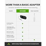 Avantree Voyager Airplane Bluetooth Adapter with OLED Display - Image 3