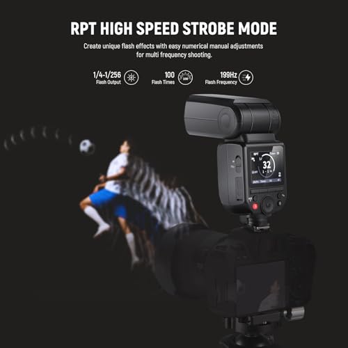 Image of NEEWER Z880-N 2.4G 76Ws i-TTL Camera Flash Speedlite Compatible with Nikon, Compatible with Godox, Upgraded UI Adjustable Modeling Lamp TTL /M Quick Switch TCM Key 1 /8000s HSS 3000mAh 600 Full Power