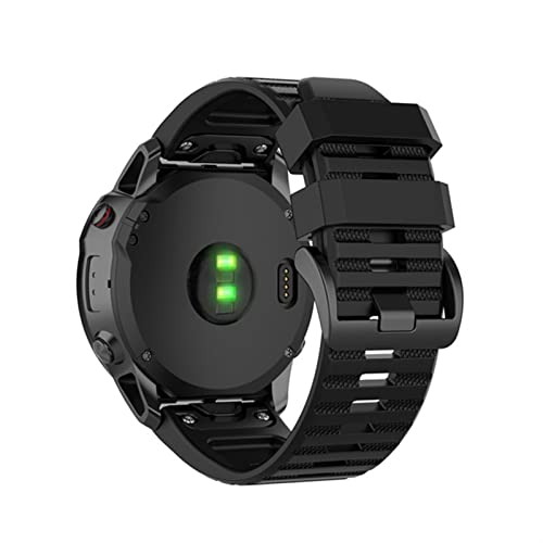 Correa de silicona de 22mm SCHIK Easyfit con acabado premium para Garmin Fenix 5 y 6