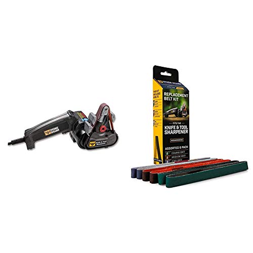 WORK SHARP wskts Schärfgerät Knife and Tool Sharpener-Afilador de Cuchillos, Color Negro, Men's, Nergo, S + Sharp Wks03808 Affilacoltelli,Unisex - Adultos, multicolor, un tamaño