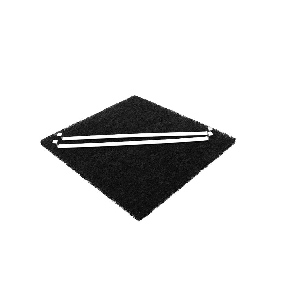 AllSpares Filtr z węglem aktywnym do okapów kuchennych odpowiedni do Airone PCR3 | zamiennik do ACFCRETT21X24X1006 | filtr obiegowy, dopasowana alternatywa dla oryginału | 220 x 240 x 10 mm