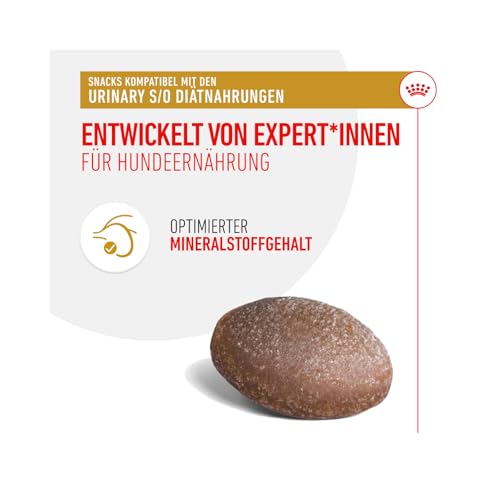 Royal Canin Veterinary Urinary S/O Treats | 230 g | Snacks für Erwachsene Hunde Aller Größen & Rassen | Im wiederverschließbaren Beutel | Optimierter Mineralstoffgehalt