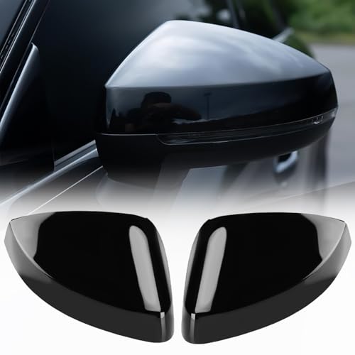 GEARCELL Car Wing Mirror Covers Caps, Rearview Side Mirror Covers fit for AUDI A3 S3 8V RS3 2013-2019 Door Mirror Covers Caps Replacement, Glossy Black GEARCELL Car Wing Mirror Covers Caps, Rearview Side Mirror Covers fit for AUDI A3 S3 8V RS3 2013-2019 Door Mirror Covers Caps Replacement, Glossy Black
