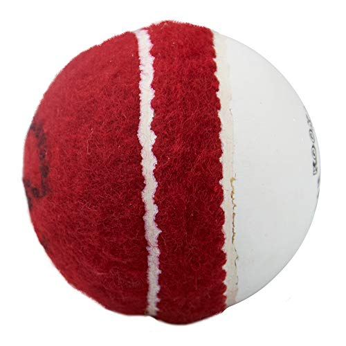 KOOKABURRA Swing Demon Cricket Skill Ball, White/Red, One Size