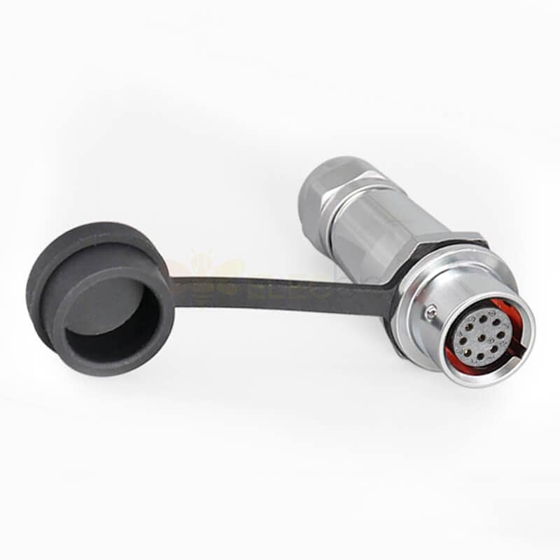 SF12 9 Pin Male Female Metal Aviation Industrial Docking Camera Cable Waterproof Circular Push-Pull Quick