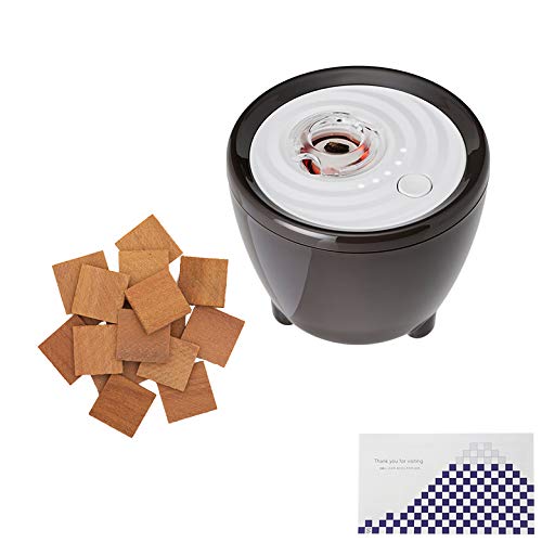 Amazon｜【電子香炉】sizuro（しずろ）茶色 【香木セット】白檀 おもて 
