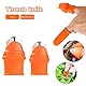CRLLDPM 2er-Set Gartenwerkzeug Set mit Fingermesser für Garten, Gartenzubehör Daumenmesser, Obstpflücker mit Garten Daumen Messer Erntehelfer, Garten Gadgets mit Gardening Thumb Knife