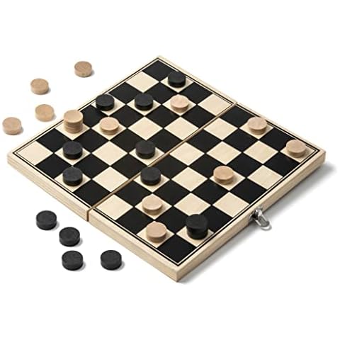 Miquelrius Juego de Mesa Damas Plegable 2 Jugadores Cover