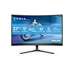 Philips Evnia 27M2C5500W/00 - 27-inch Curved QHD Gaming Monitor, 240Hz, HDR400, 1ms GtG, FreeSync Premium Pro (2560x1440, HDMI, DisplayPort, USB Hub) Dark Grey