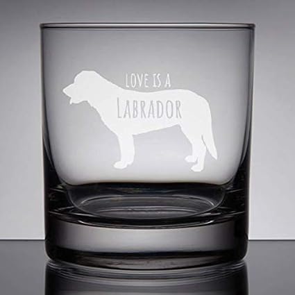Amazon ラブラドールウイスキーグラス 深いエッチングロックグラス オールドファッションウイスキーグラス Love Is A Lab 犬愛好家 犬のウイスキーグラス クリスマスドッグギフト 犬愛好家ギフト Vgpwz36cg ロックグラス 通販
